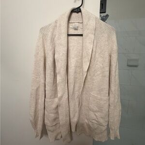 a new day Cream Ribbed Cardigan